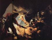 Rembrandt van rijn The Blinding of Samson Sweden oil painting artist